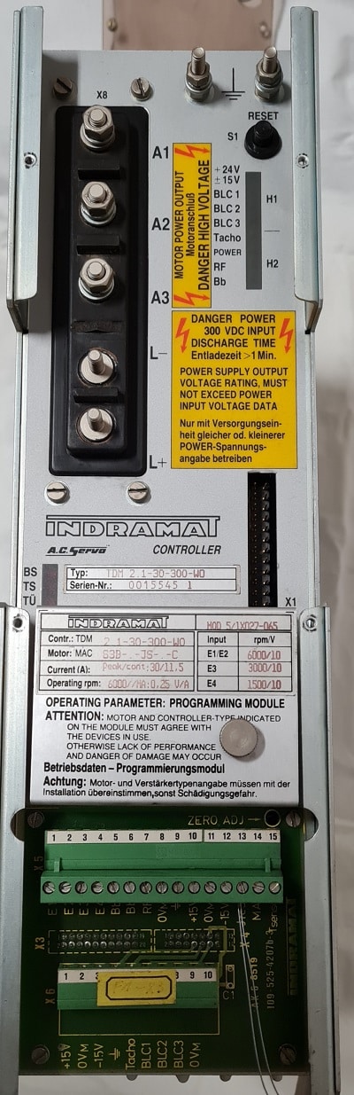 INDRAMAT, TDM 2.1-30-300-W0, gebraucht
