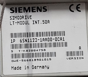 SIMODRIVE LT-Modul , INT.50A, gebraucht