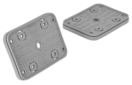 Ersatzsaugplatte  für Blocksauger oben VCSP-O 160x115x16.5mm / 10.01.12.04062