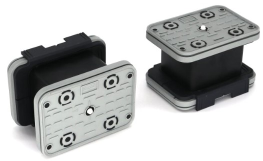 Blocksauger VCBL-K2-PRO 160x115x100mm 2-Kreis Längs mit Tastventil / 10.01.12.04093