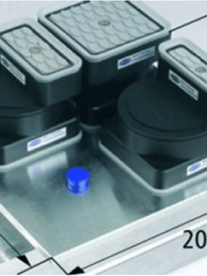 Adapter-Plate Innospann für 2-Kreis Konsole Schmalz ISAP-K2 200x200x28